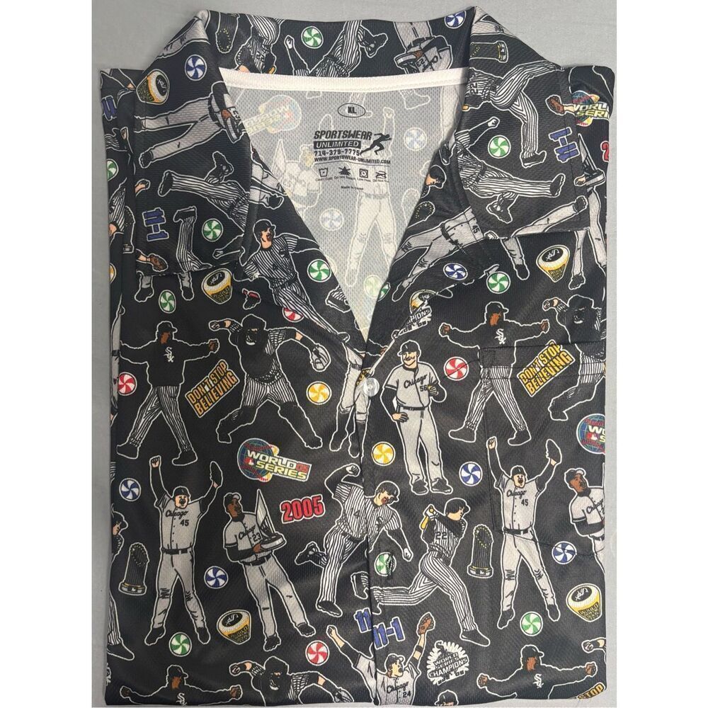 Chicago White Sox 2005 Champs Hawaiian Shirt Size XL SGA 7/11/25